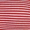Gestreifter Bandeau-Bikini mit Front-Reißverschluss