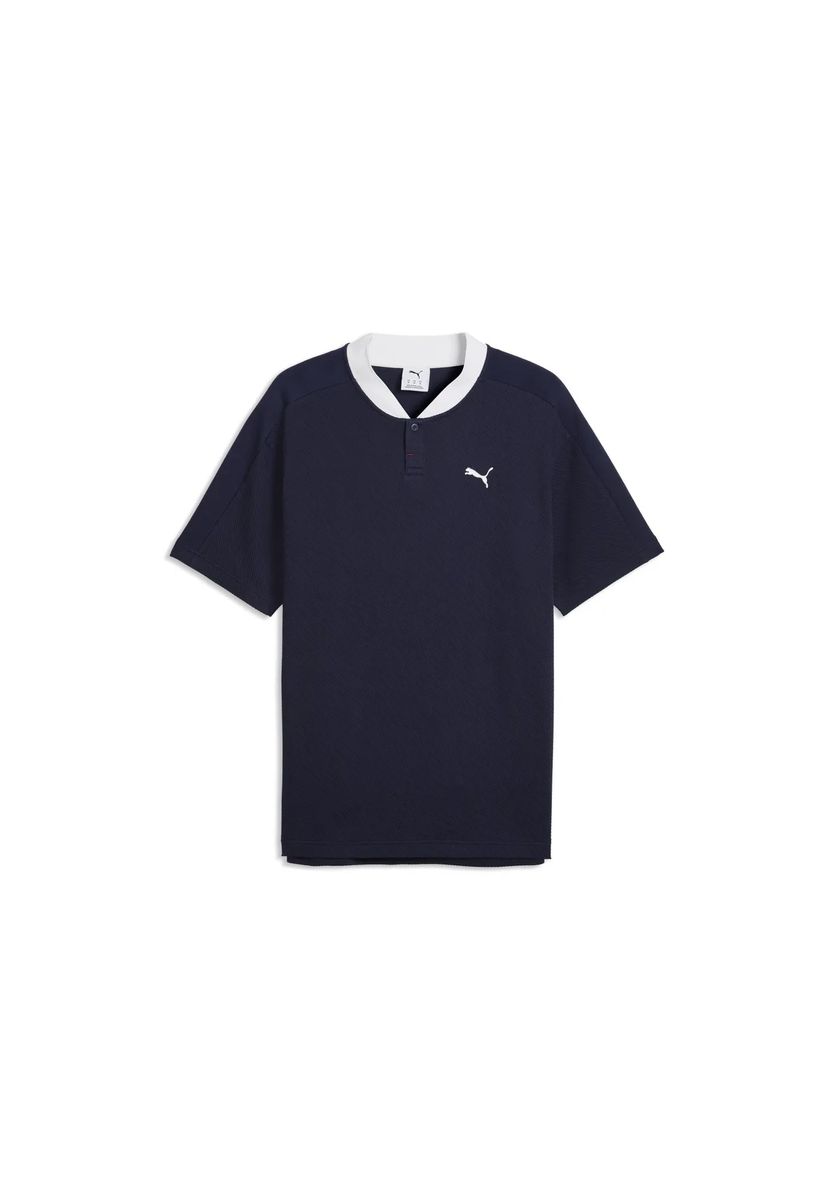 Sportliches Henley-Shirt aus Baumwolle