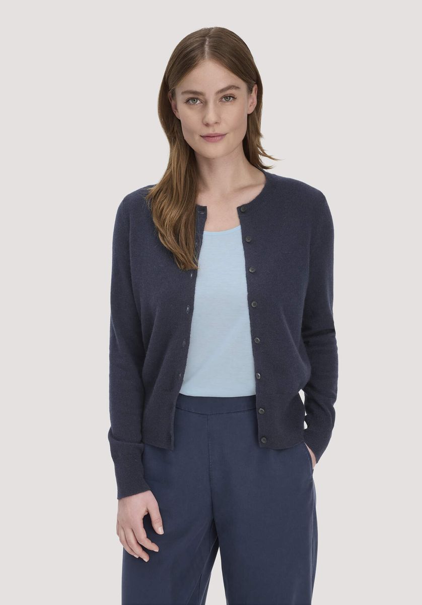 Schmaler Cardigan aus Recycling-Kaschmir