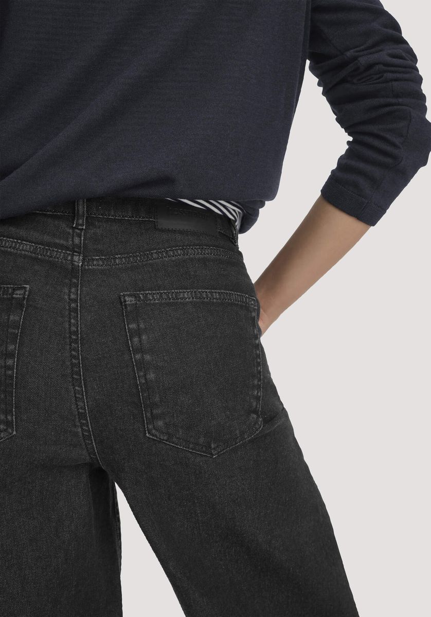 Super-Wide-Leg-Jeans mit hohem Bund