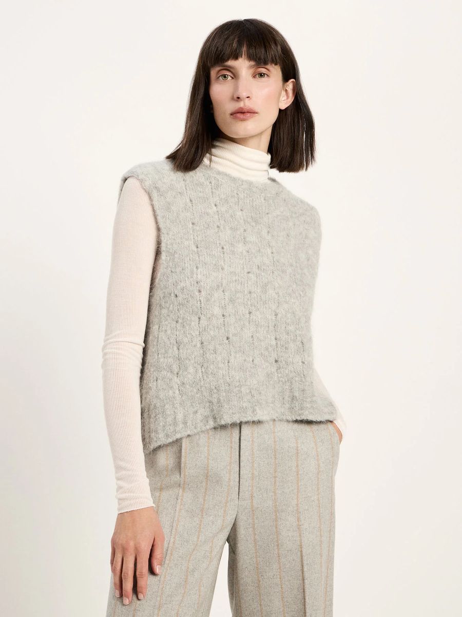 Strickpullunder aus Alpaka und Merino