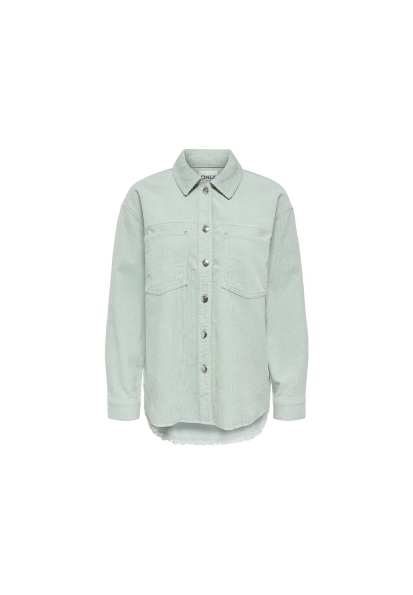 Lässige Cord Knopfleiste Hemdjacke