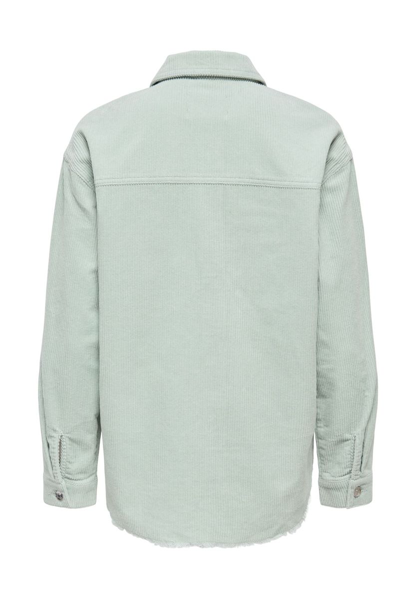 Lässige Cord Knopfleiste Hemdjacke