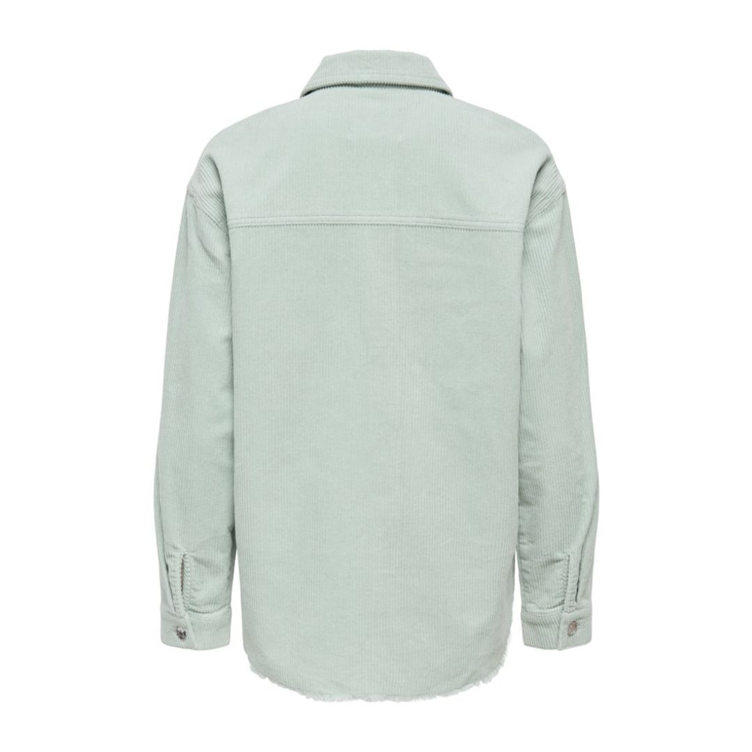 Lässige Cord Knopfleiste Hemdjacke