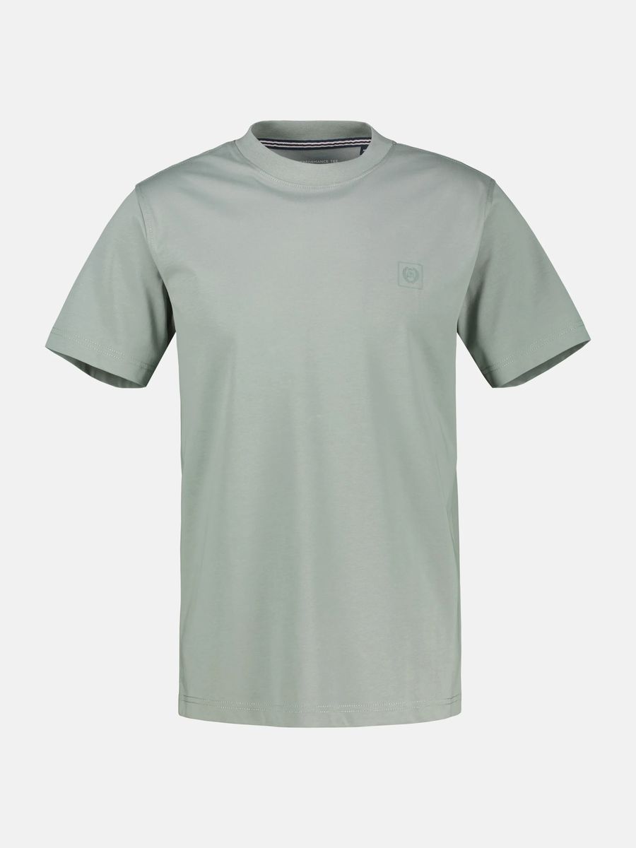 Strukturiertes Performance Rundhals T-Shirt