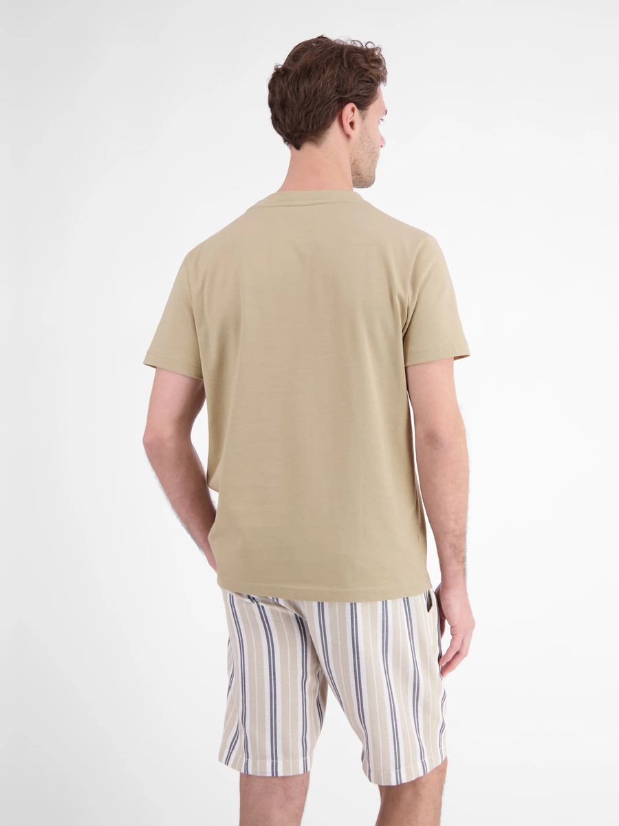 Baumwoll-T-Shirt mit Rundhalsausschnitt und Print