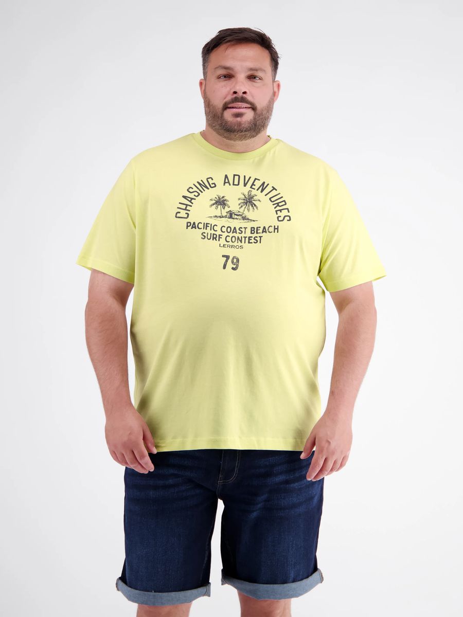 Baumwoll-T-Shirt mit Coastal Explorer Grafik