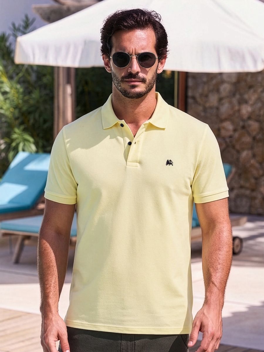 Klassisches Piqué-Poloshirt für Herren