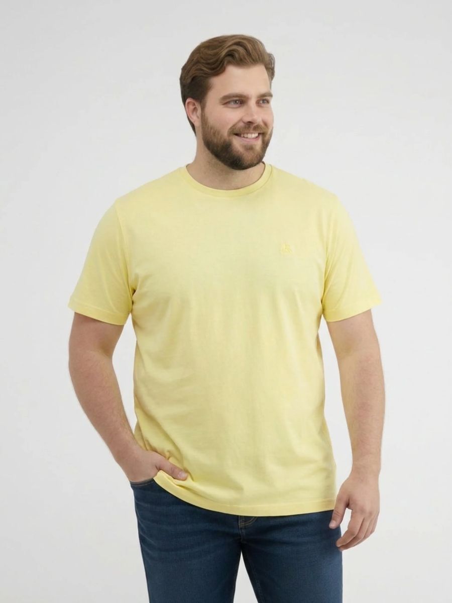 Rundhalsshirt aus weicher Baumwolle
