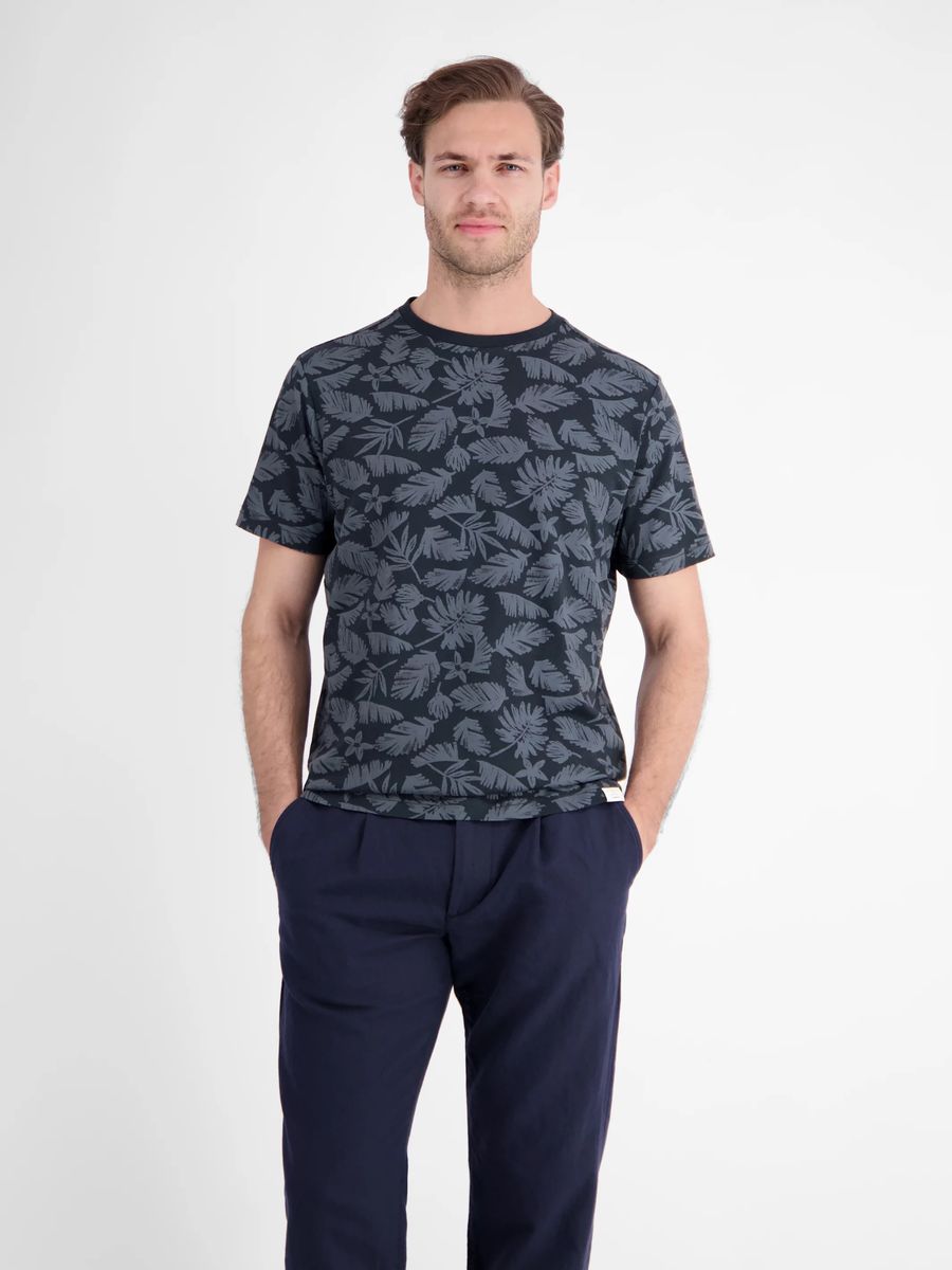 Baumwoll-T-Shirt mit floralem Print