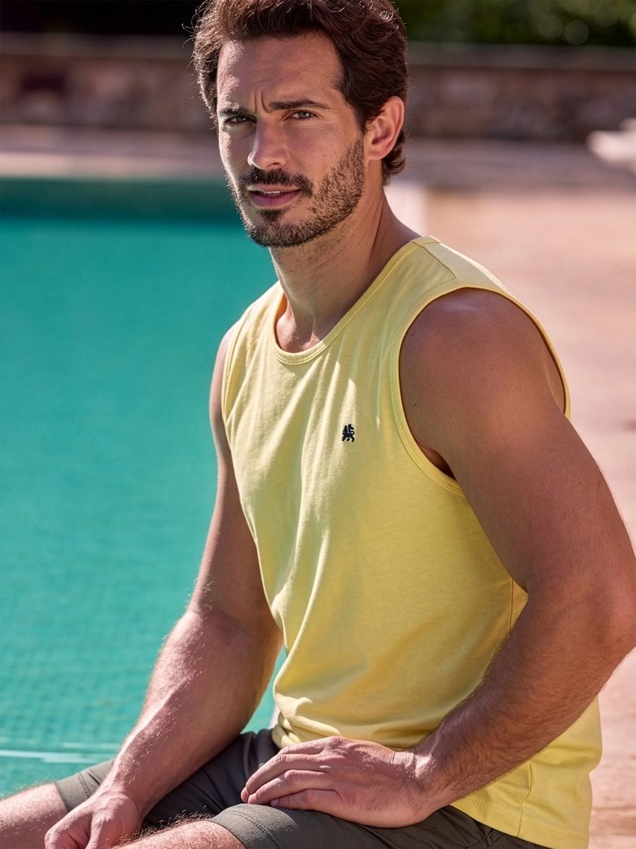 Sportliches Tanktop aus Baumwolle