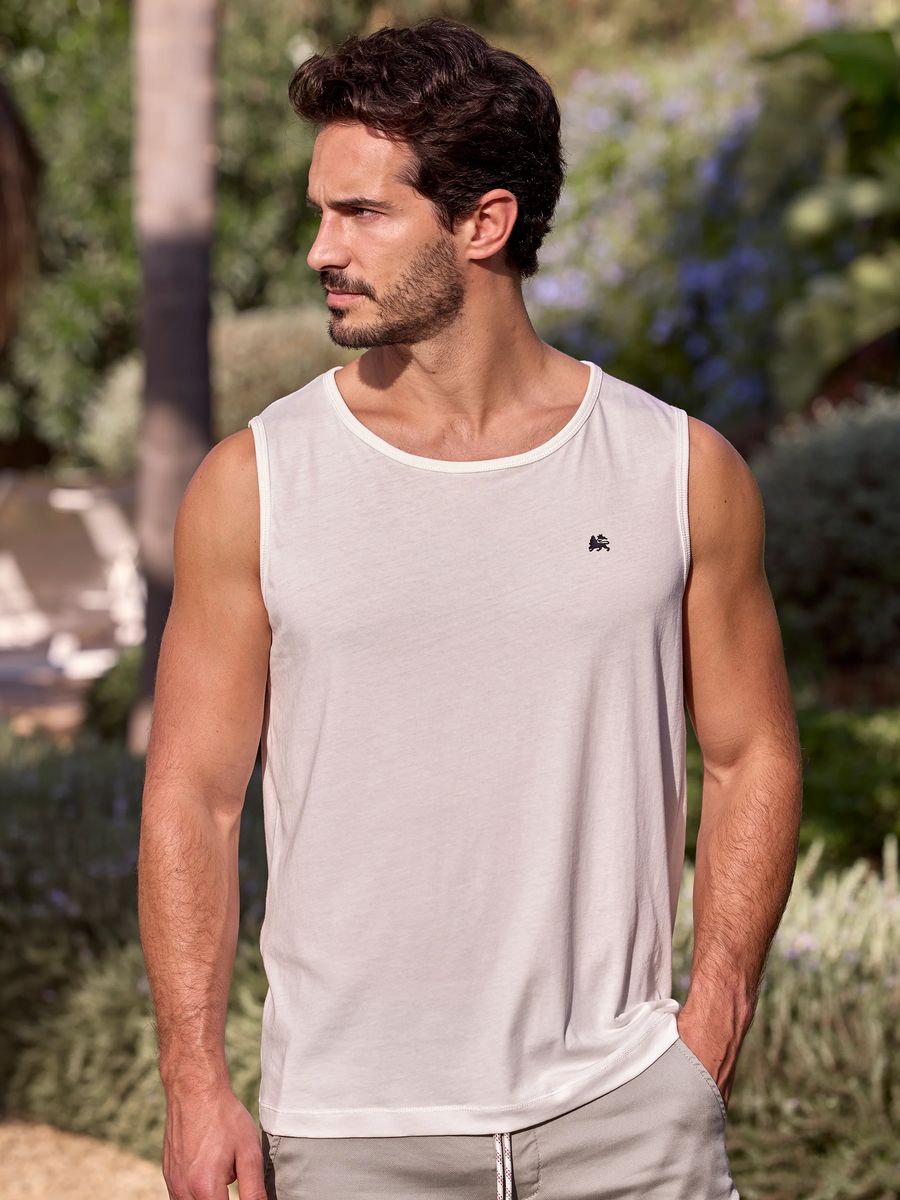 Sportliches Tanktop aus Baumwolle