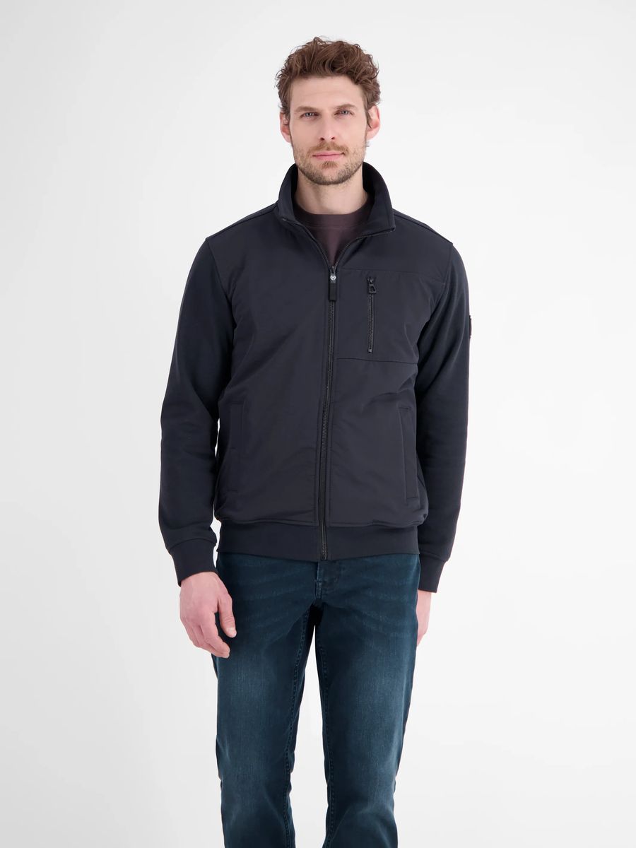 Sportliche Hybrid-Sweatjacke