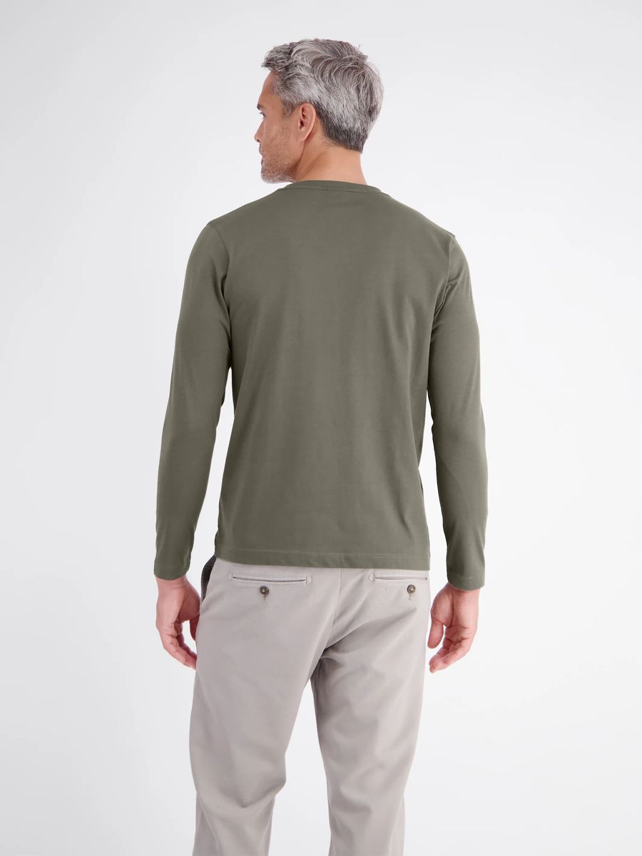 Essentials Langarmshirt aus leichter Baumwolle