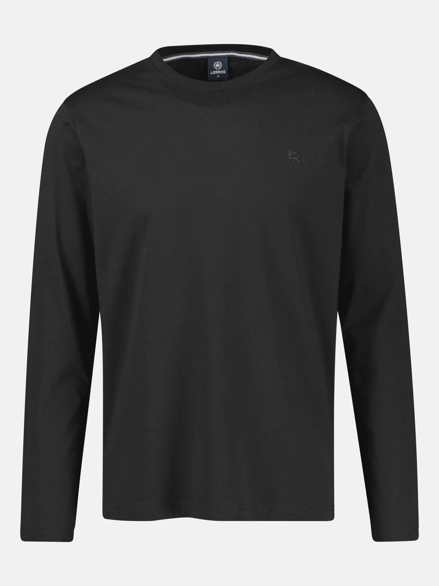 Essentials Langarmshirt aus leichter Baumwolle