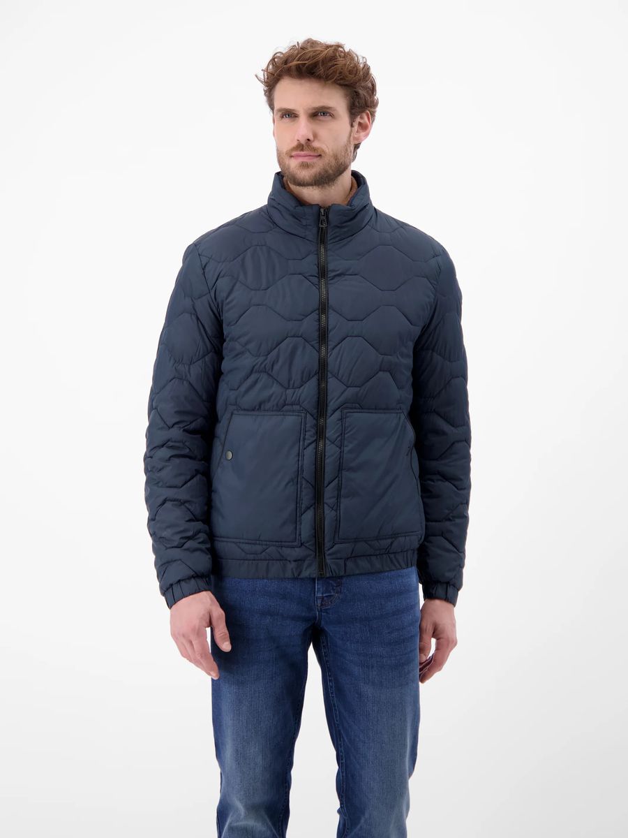 Leichte Steppjacke mit Wellenmuster