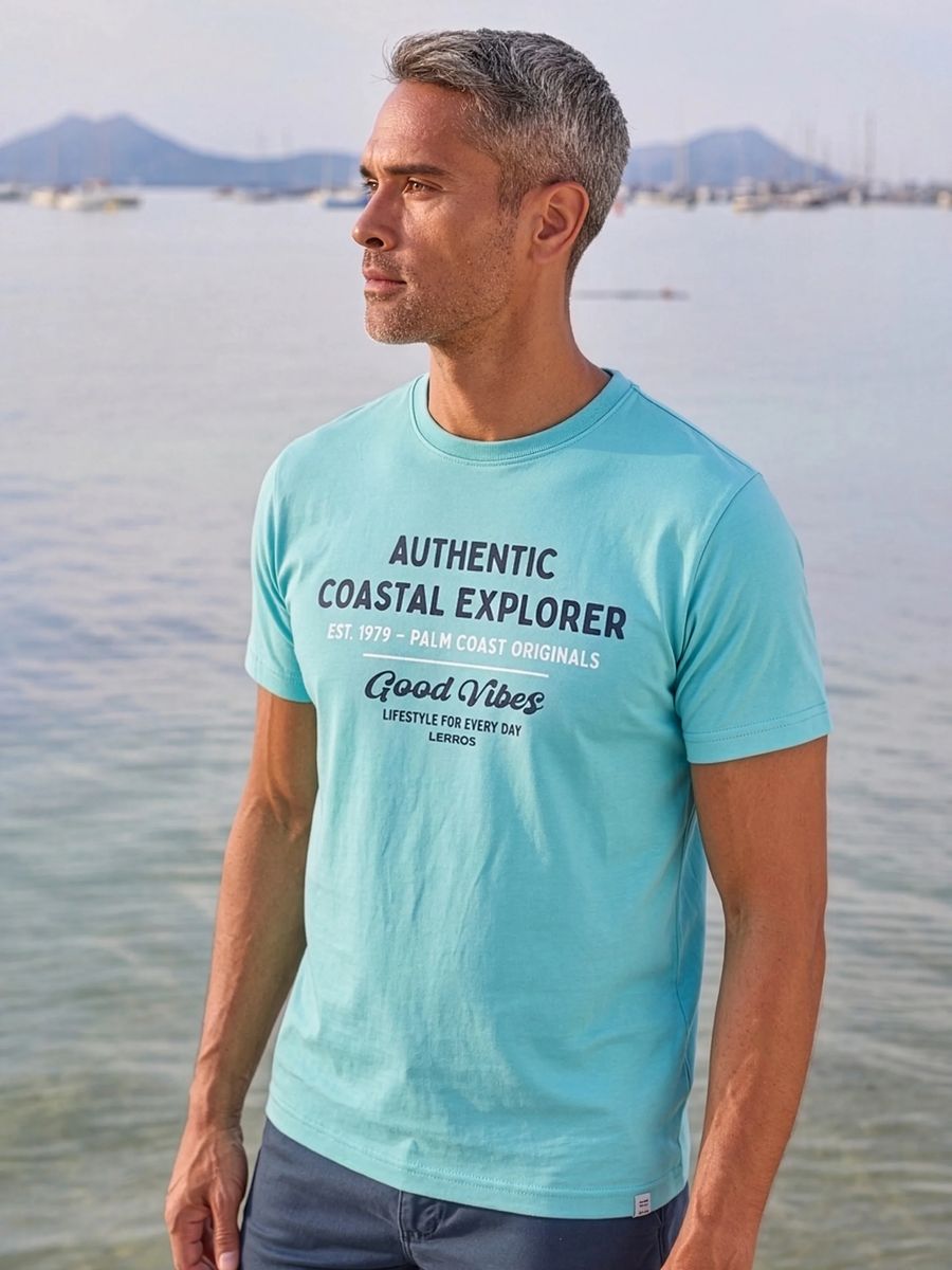 Grafik-T-Shirt Coastal Explorer
