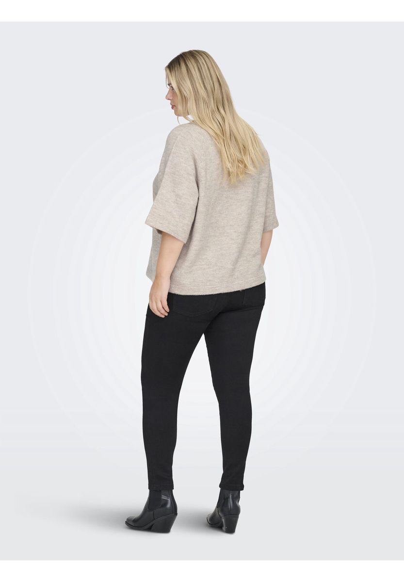 Strickjacke in lockerer Passform mit Ärmeln