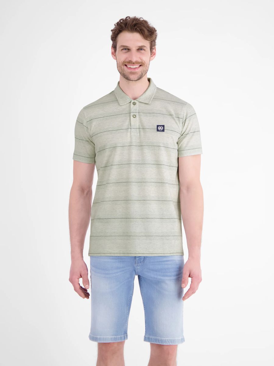 Gestreiftes Piqué-Poloshirt