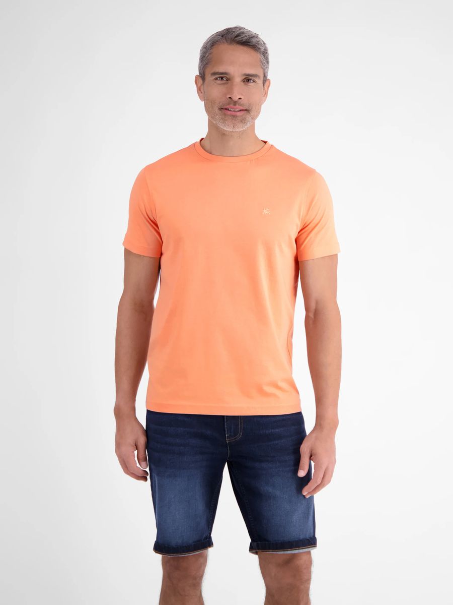 Klassisches Baumwoll-T-Shirt mit Rundhals