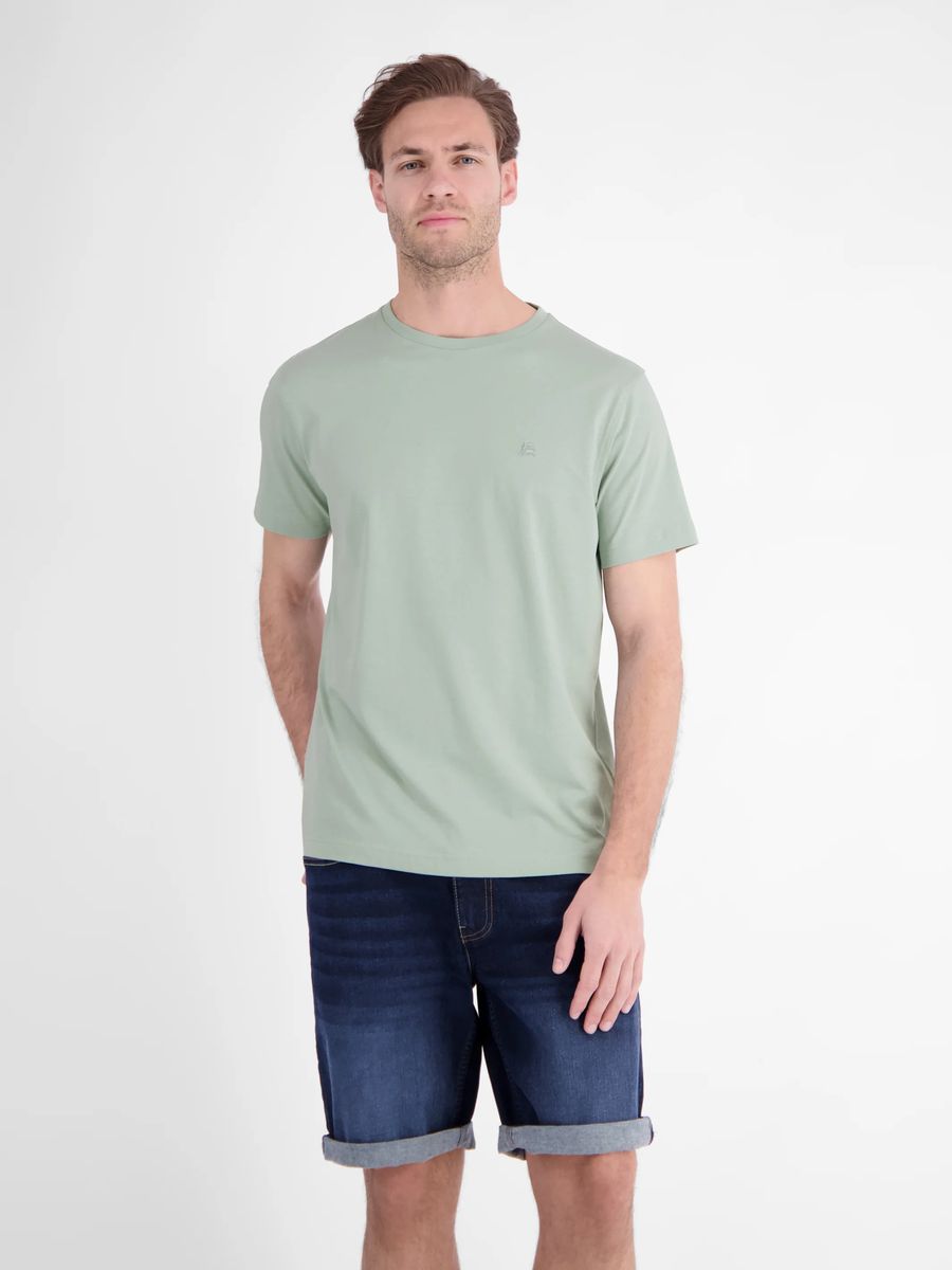 Klassisches Baumwoll-T-Shirt mit Rundhals