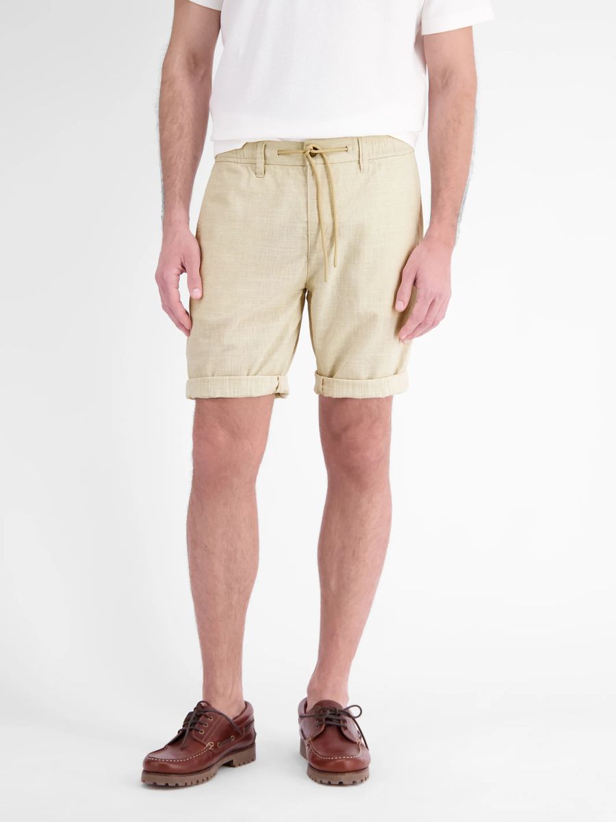 Leichte Baumwoll-Chino-Shorts mit Tunnelzug