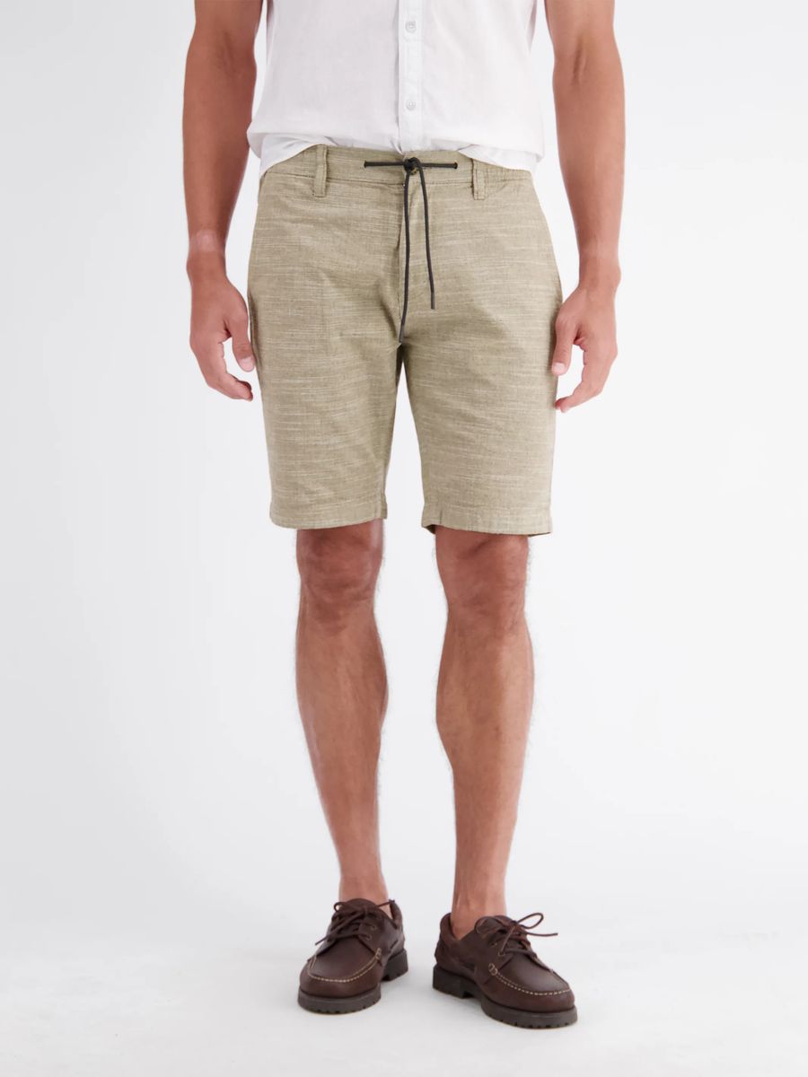 Leichte Baumwoll-Chino-Shorts mit Tunnelzug