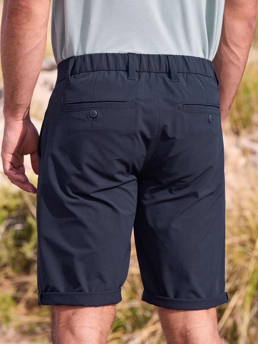 Sportliche Chino-Shorts aus Nylon-Mix