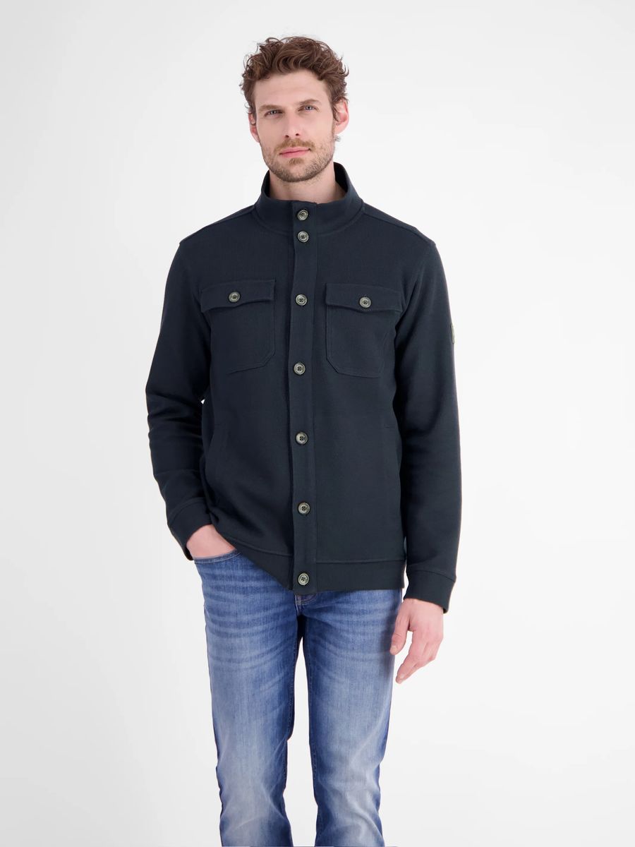 Funktionelles Overshirt aus Baumwollmischgewebe
