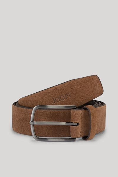 JOOP! Brauner Wildleder Gürtel mit Metallschnalle für Herren