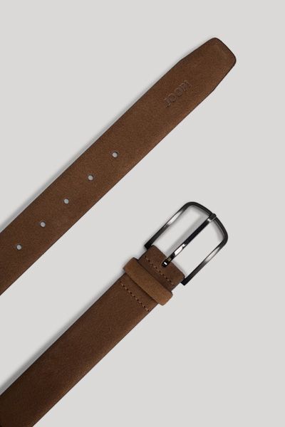 JOOP! Brauner Wildleder Gürtel mit Metallschnalle für Herren