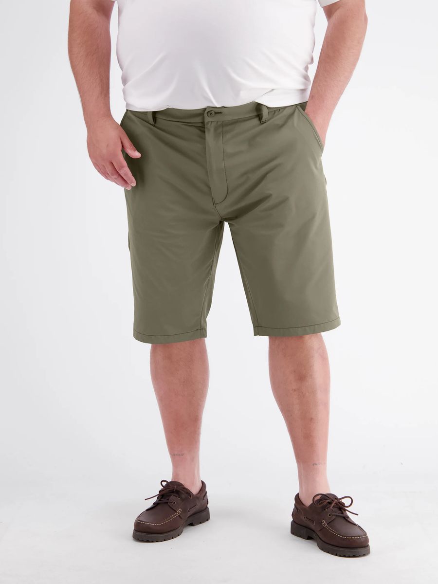 Sportliche Chino-Shorts aus Nylon-Mix