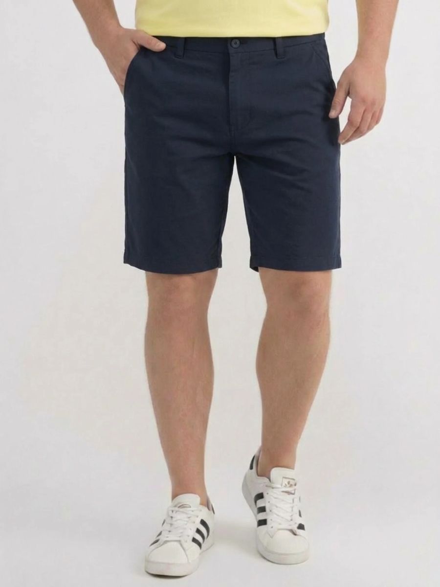 Sportliche Chino-Shorts aus Nylon-Mix