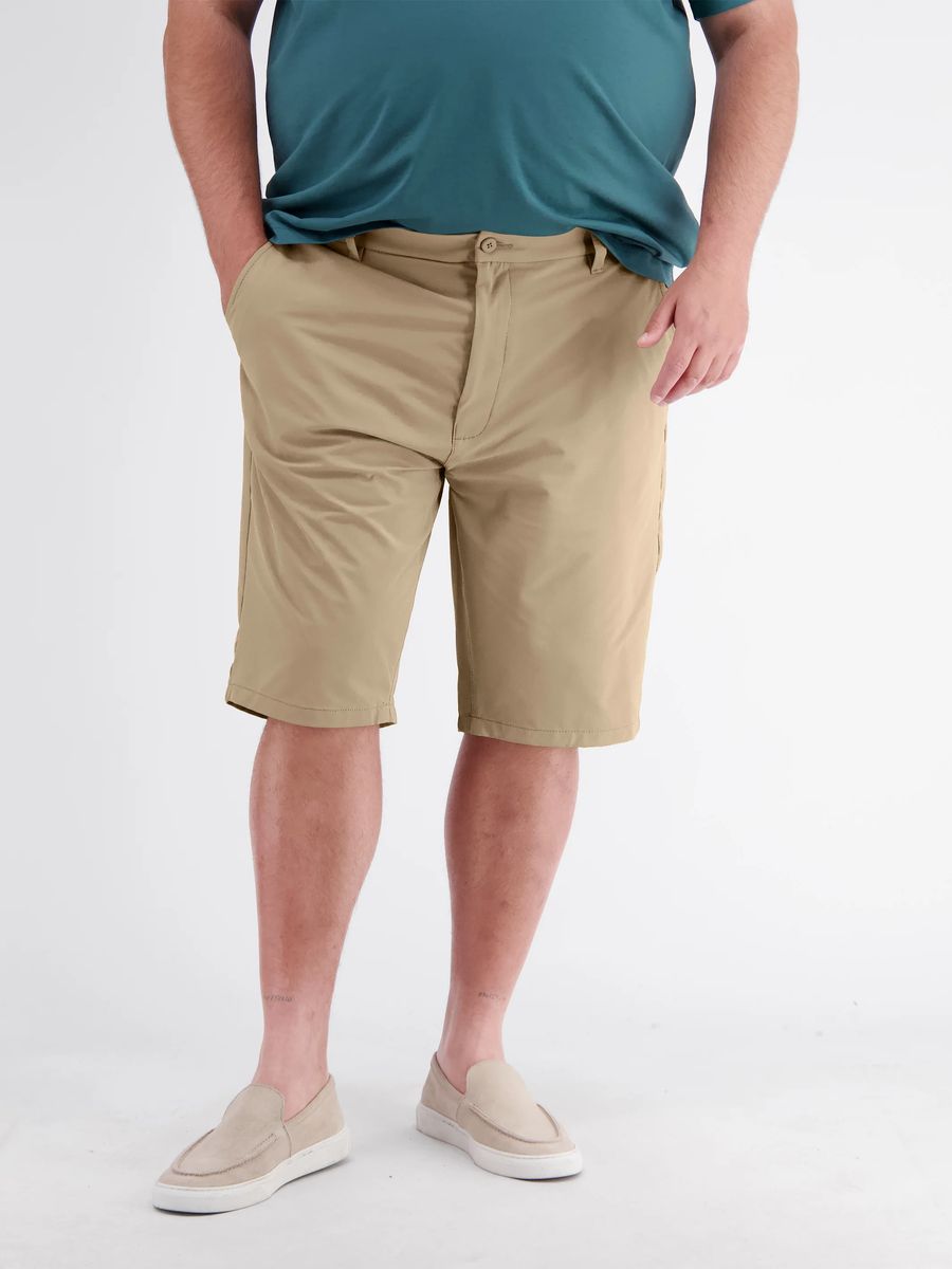 Sportliche Chino-Shorts aus Nylon-Mix