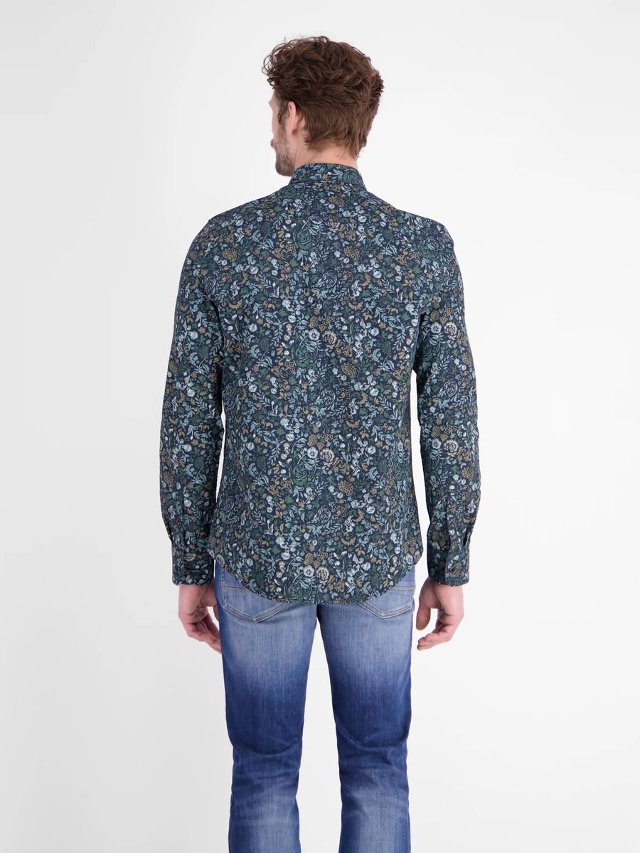 Hemd mit floralem Baumwoll-Mix