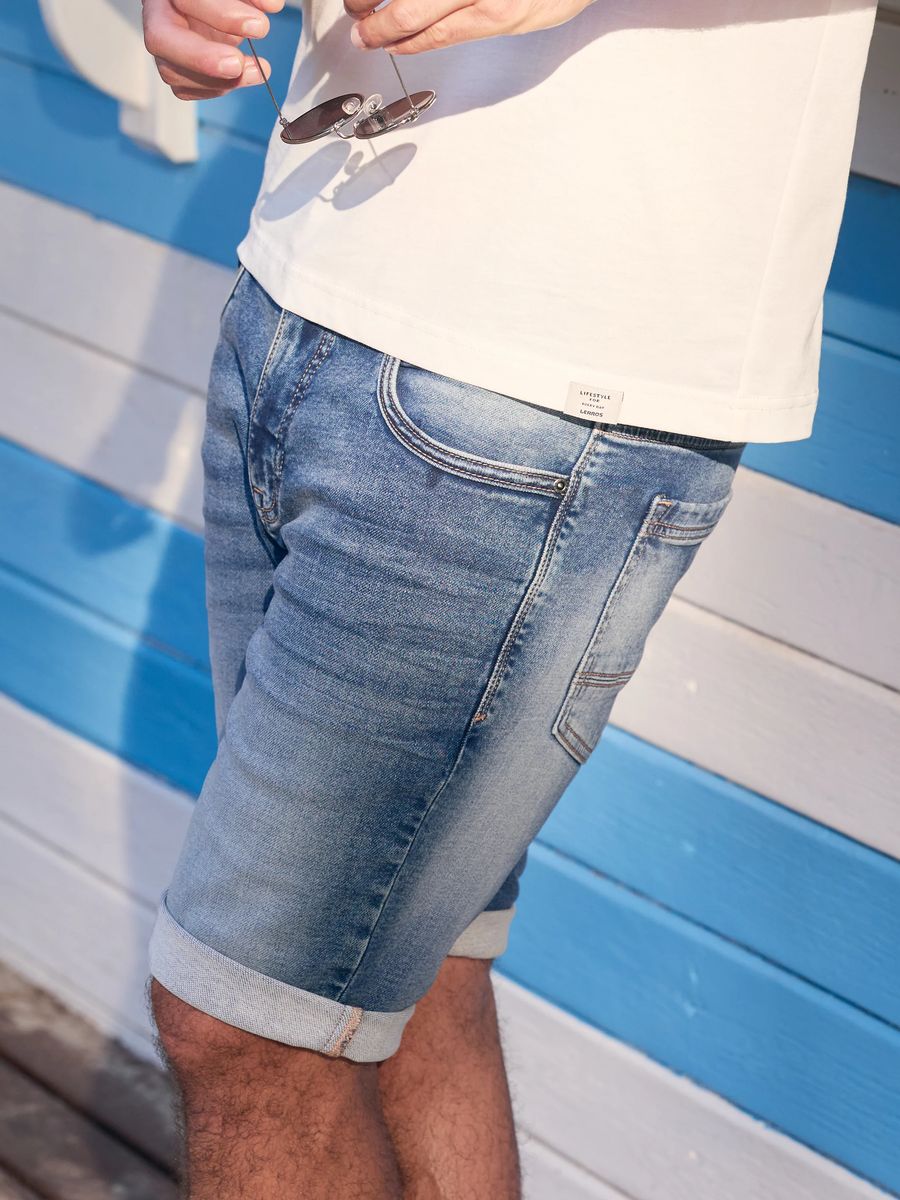 Klassische 5-Pocket Denim-Shorts