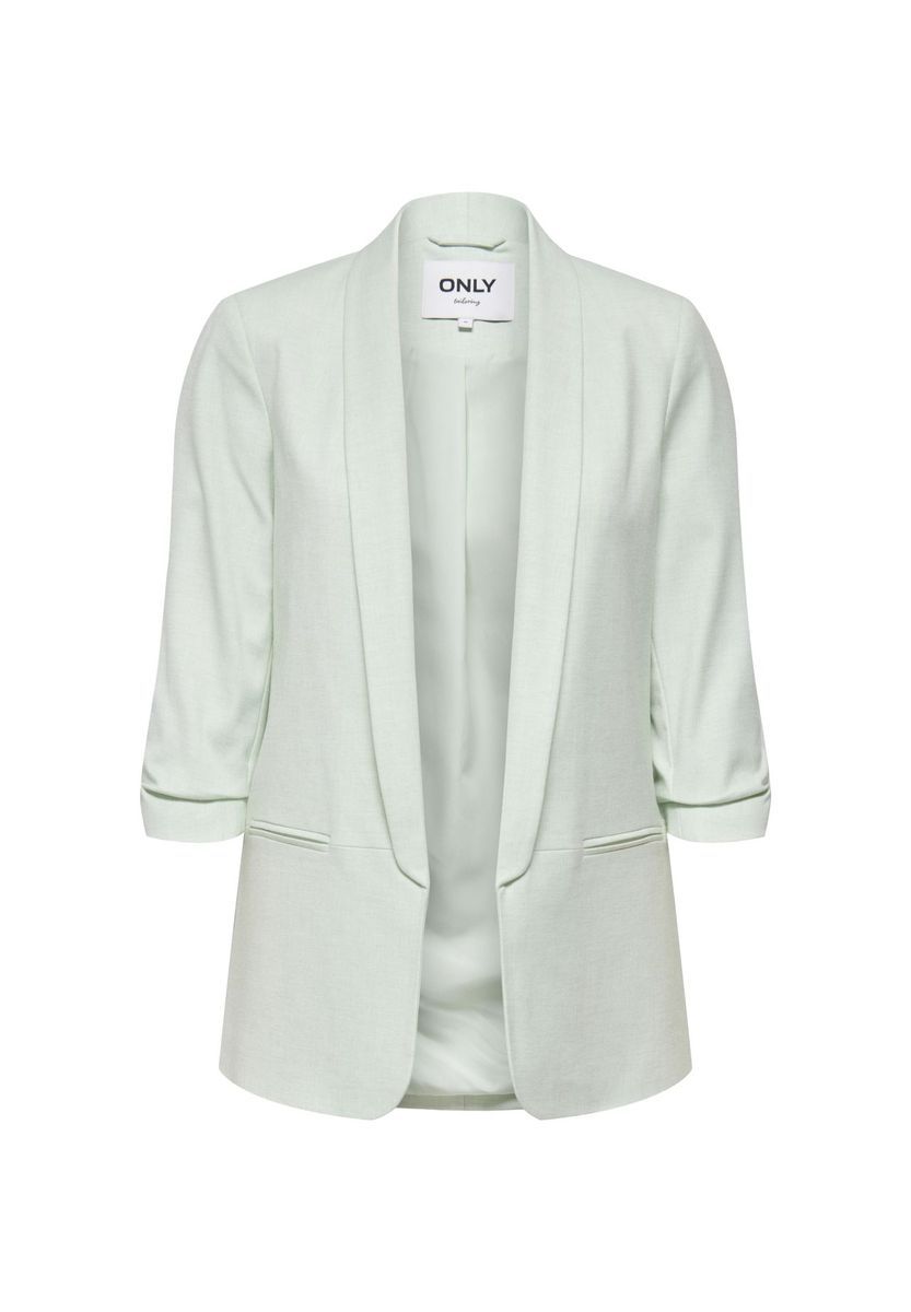 Eleganter mintgrüner Blazer mit Schalkragen