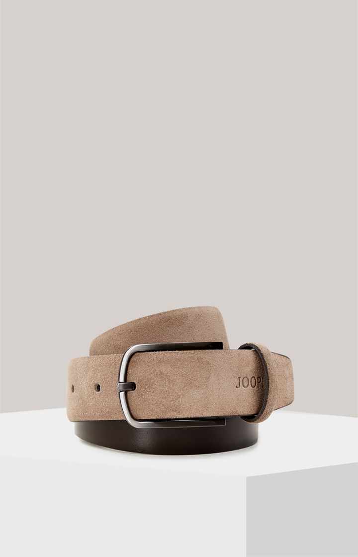 Joop! Wildledergürtel in Greige mit Dornschließe