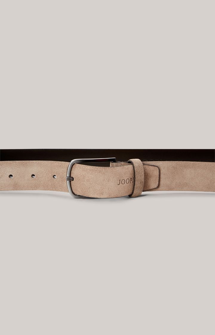 Joop! Wildledergürtel in Greige mit Dornschließe
