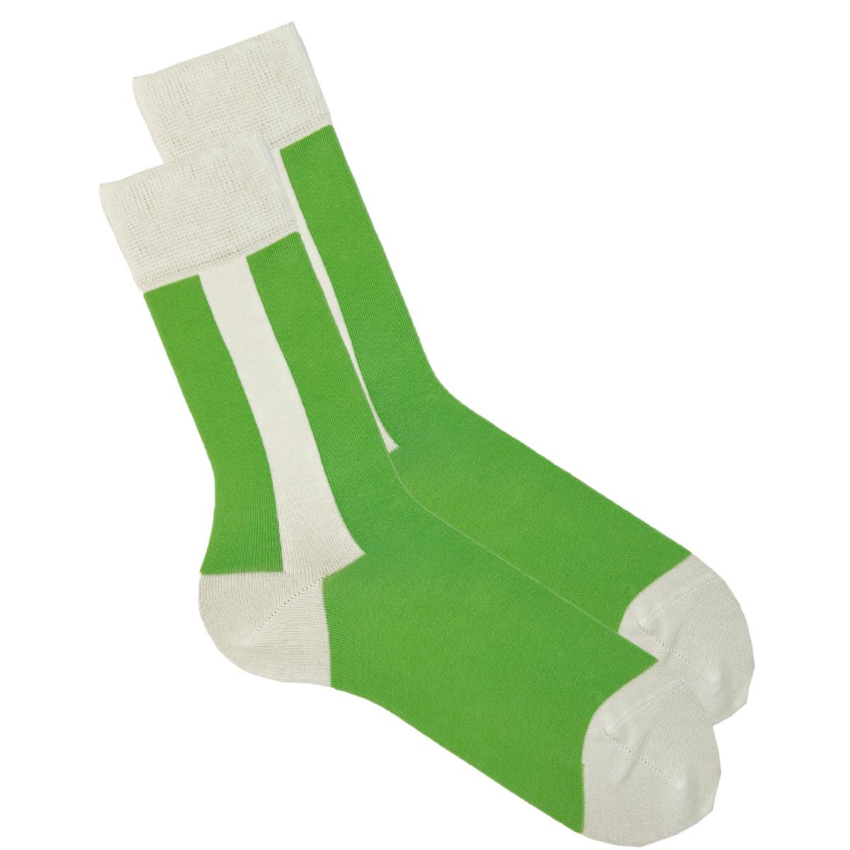 Bio-Baumwollsocken im Color-Block-Design