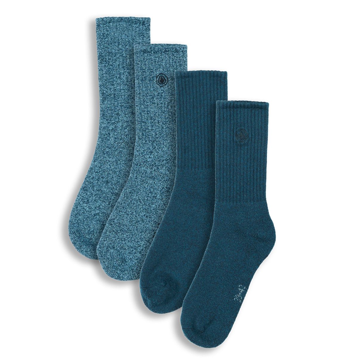 Bio-Baumwollsocken mit Plüschsohle
