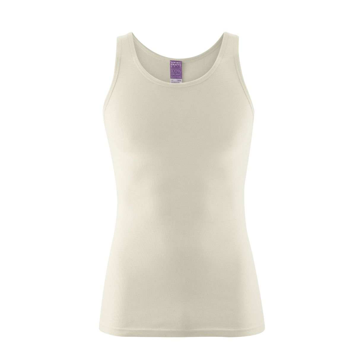 Nahtloses Tanktop aus Bio-Baumwolle