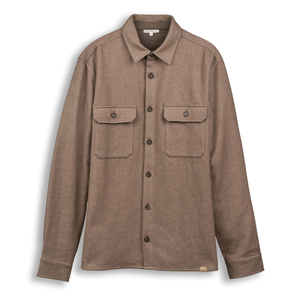 Bio-Baumwoll-Twill-Flanell Overshirt