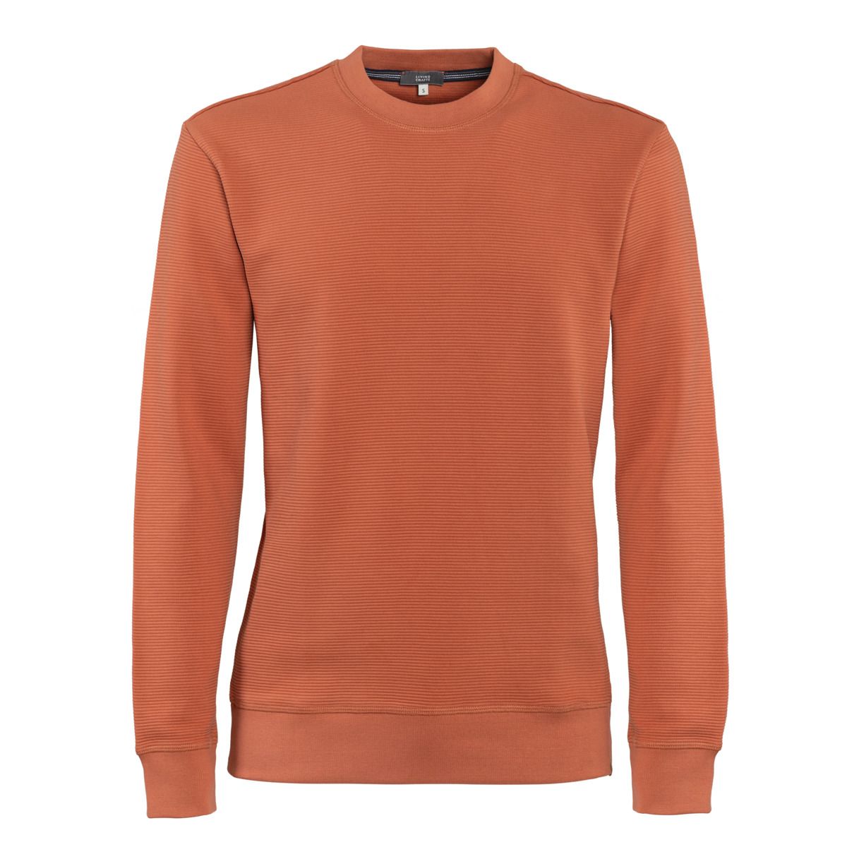Strukturiertes Bio-Baumwoll-Sweatshirt