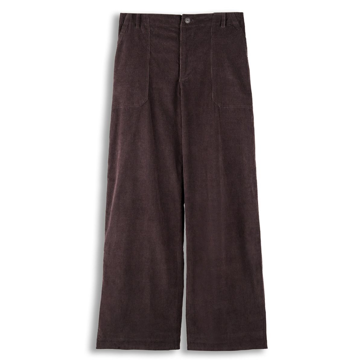 Cordhose mit geradem Bein