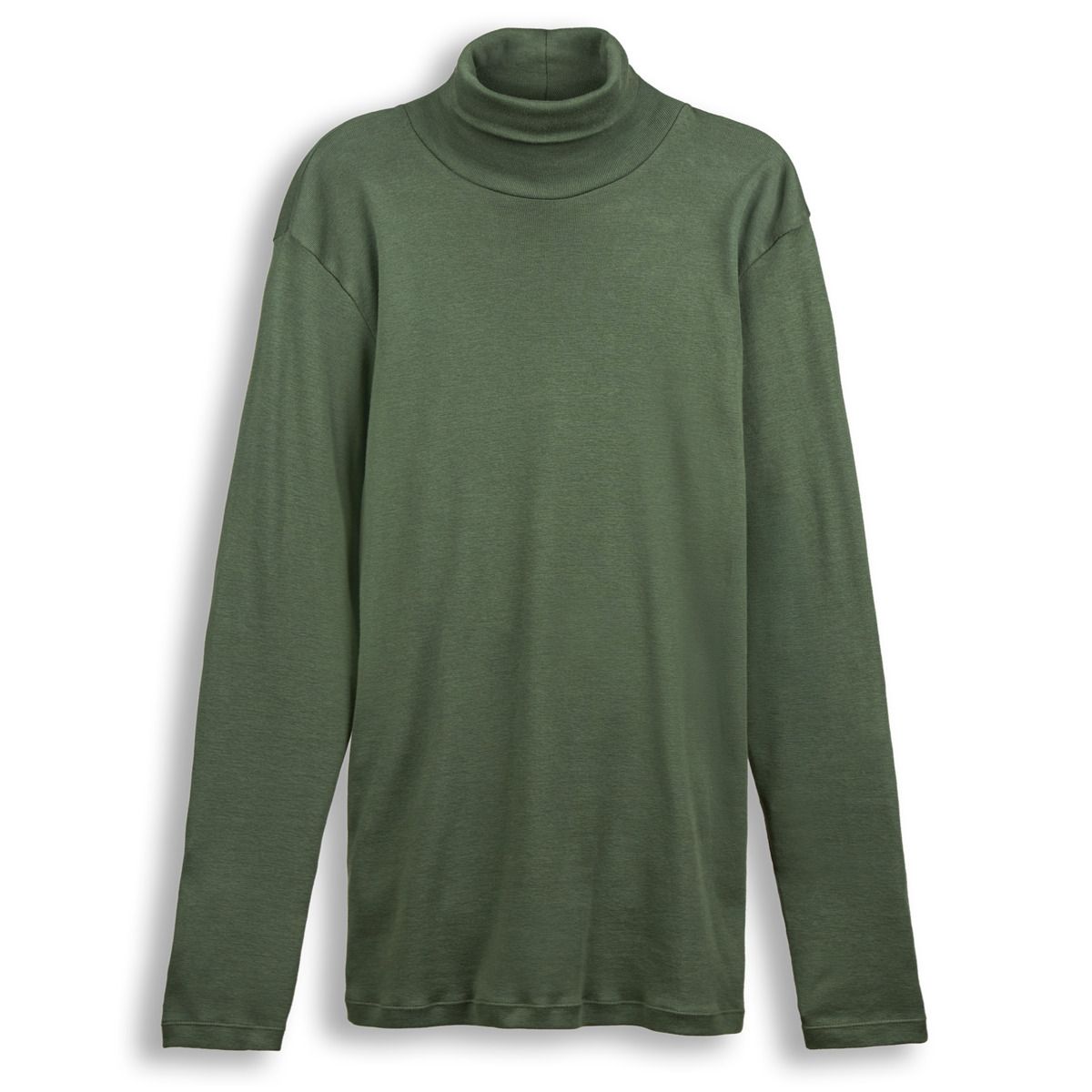 Klassisches Bio-Baumwolle Rollkragenshirt
