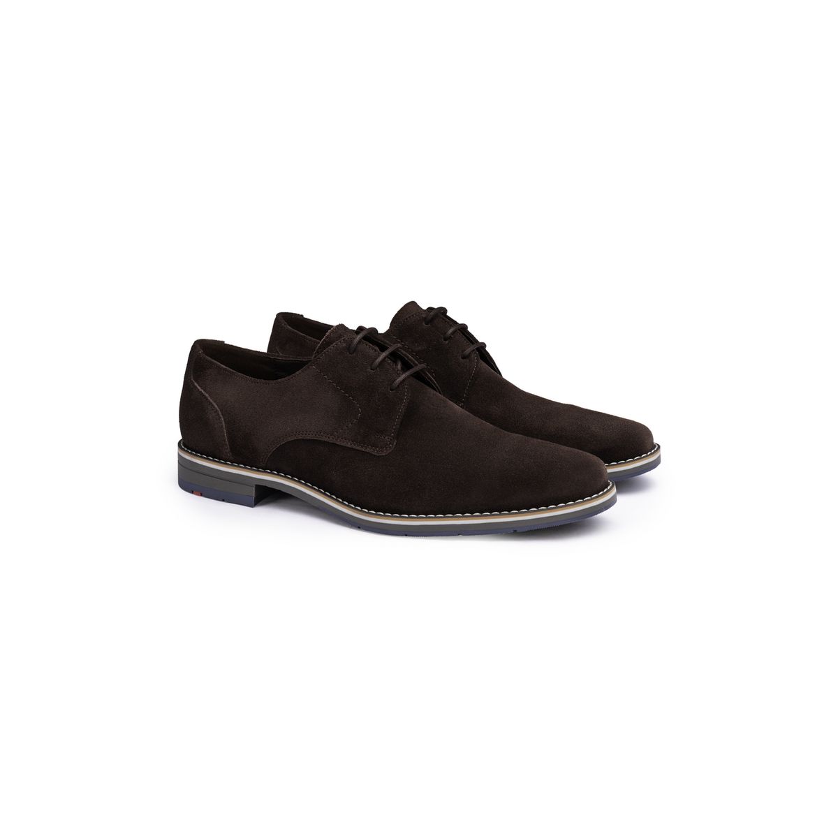 Klassische Derby-Schnürschuhe aus Wildleder