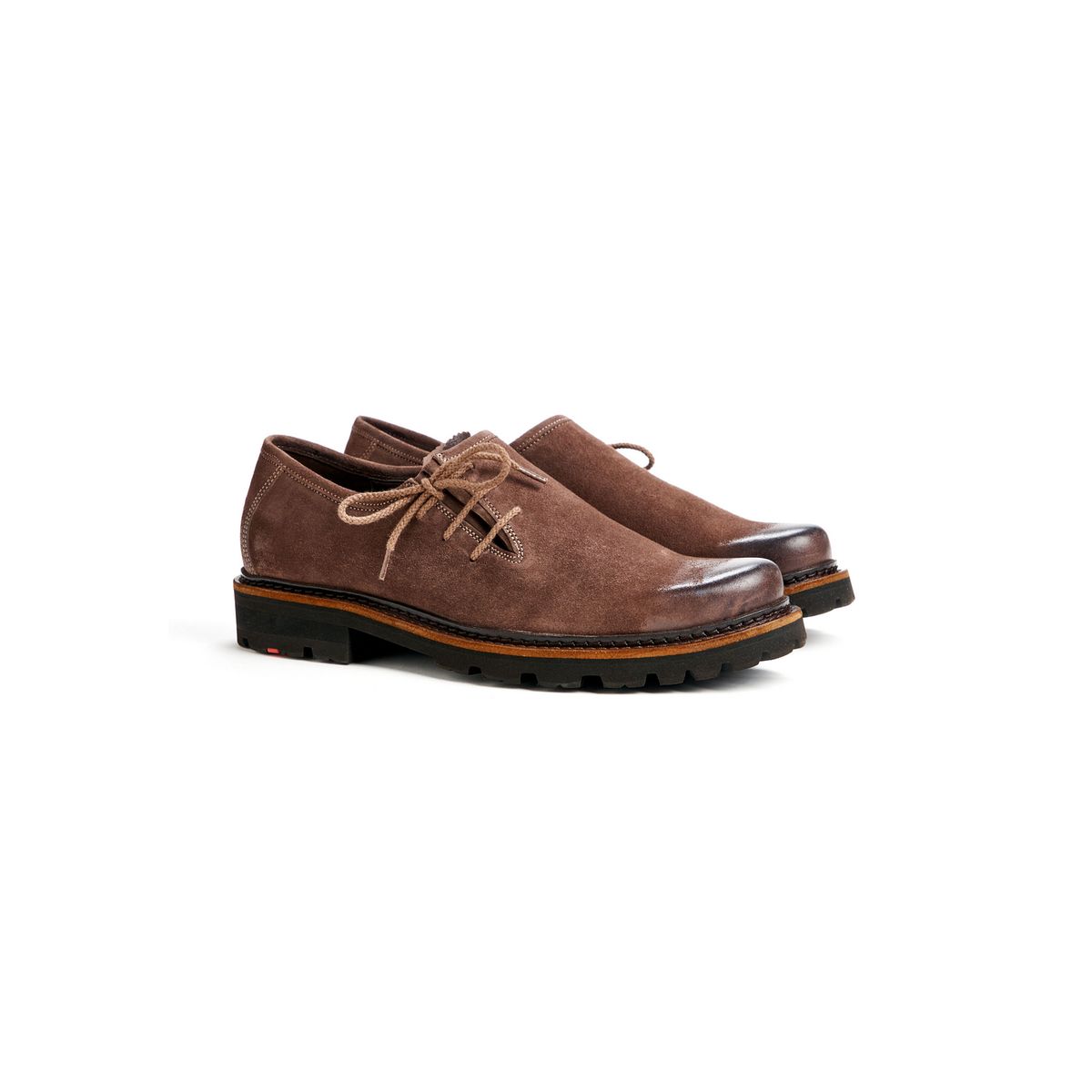 Traditionelle Wildleder-Haferlschuhe