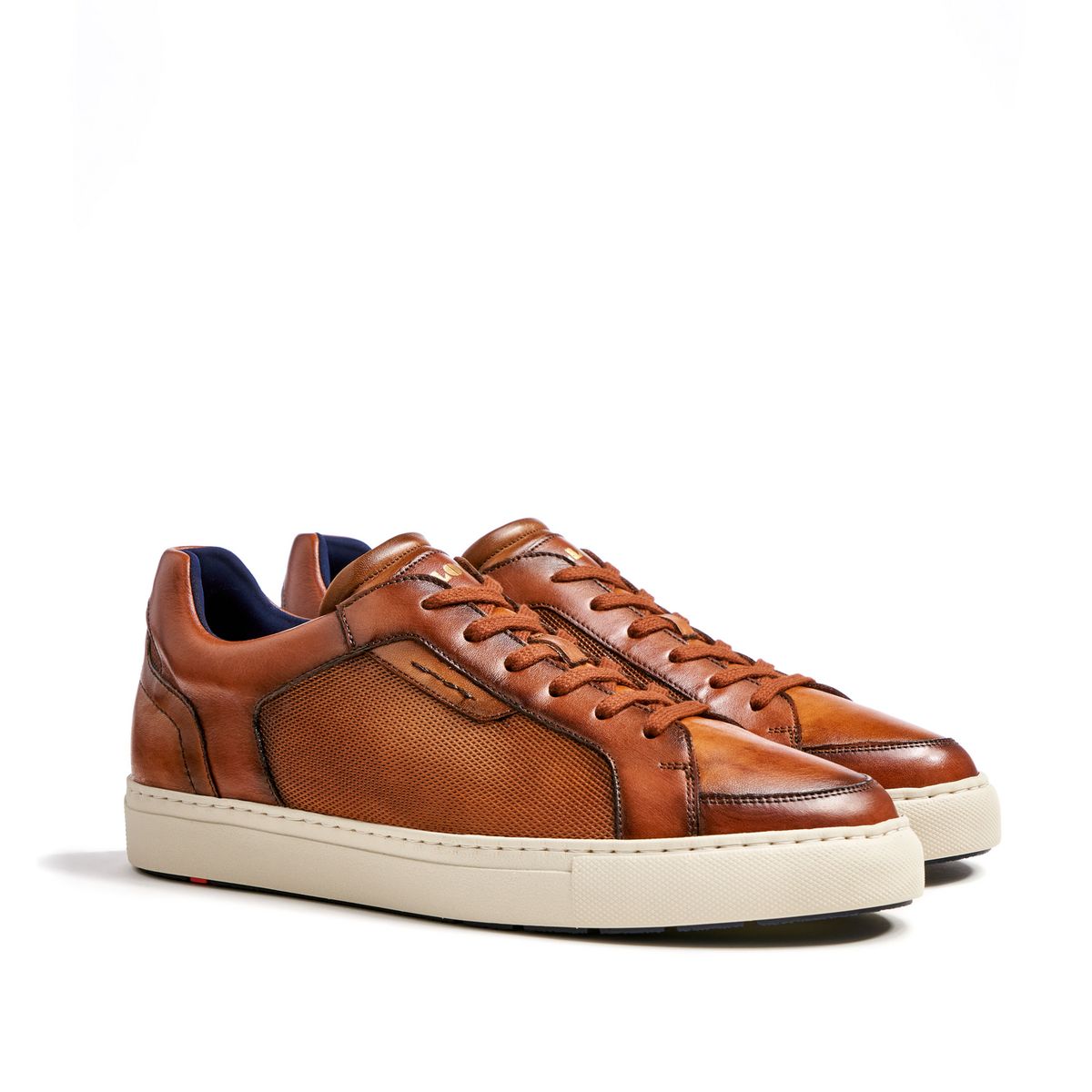 Business-Casual Low-Top Leder-Sneaker