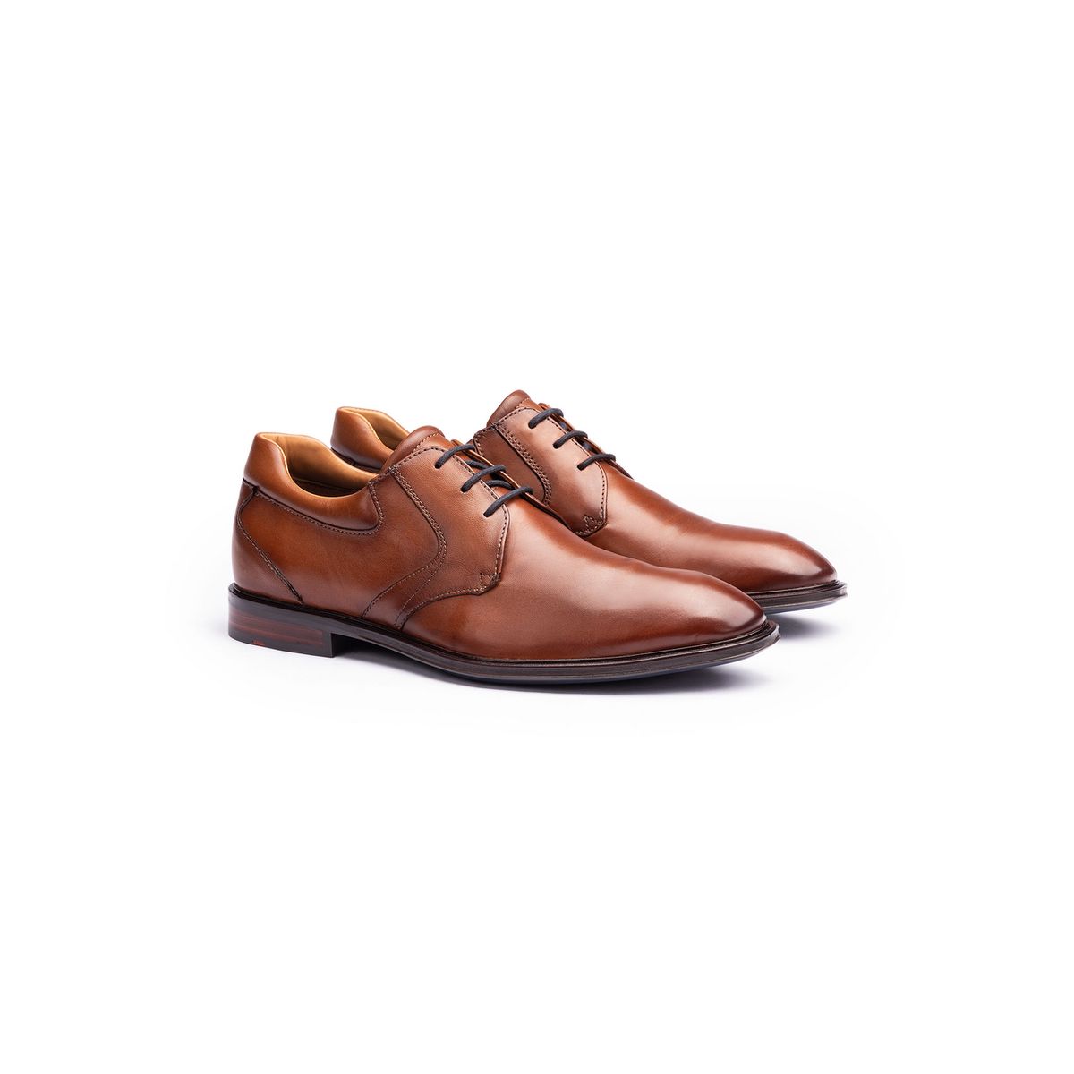 Klassische Leder-Derby-Schuhe